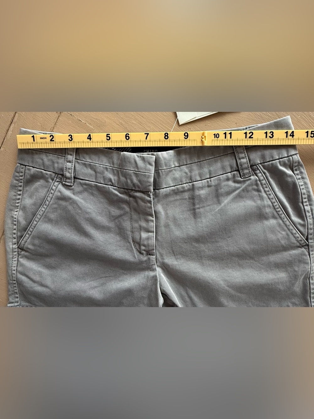 J. Crew Women's Light Gray Chino Shorts - Picture 6 of 8